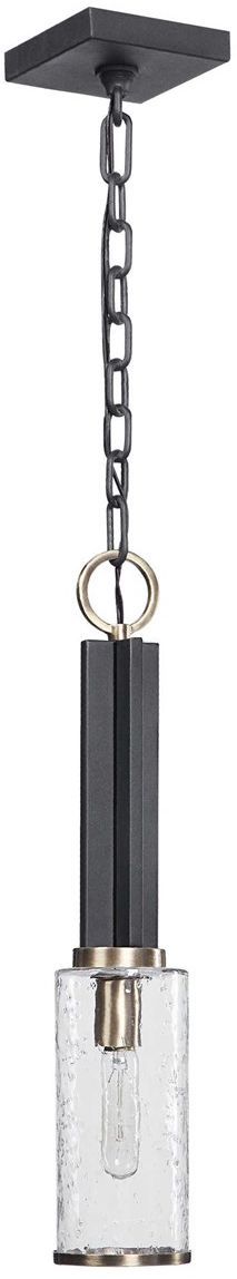 Uttermost® Jarsdel Black 1-Light Mini Pendant-4