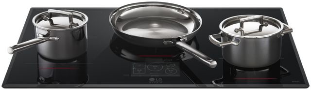 LG Studio 36" Black Induction Cooktop-6