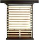 Elements International Slater 4-Piece Black Queen Platform Bedroom Set-3
