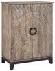 Classic Home Vivienne Distressed Taupe Bar Cabinet-0