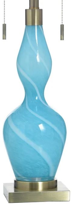 Stylecraft Shulen Blue/Gold Table Lamp-3