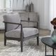 Uttermost® Brunei Gray Accent Chair-1