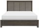 Mazin Furniture Scarlett Brownish Gray King Panel Bed-1