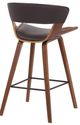 Armen Living Jagger Brown/Walnut Counter Stool-2