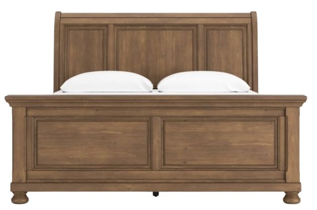 Signature Design by Ashley® Vandenmore Medium Brown King Sleigh Bed-1