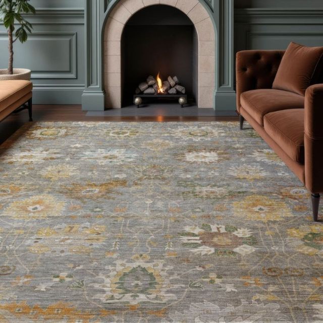 Dalyn™ Rug Company Aristo AR6 Gray 5'x8' Area Rug-1