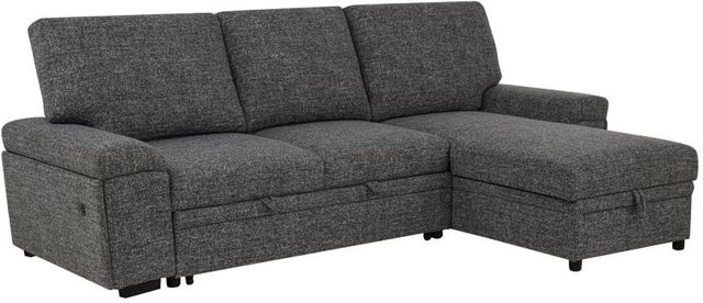 Coaster® Demko 2-Piece Granite Right-Arm Facing Sleeper Sectional Sofa with Speaker and Storage Chaise-0