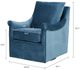 Olliix by Madison Park Blue Deanna Swivel Chair-1
