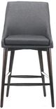 Mazin Furniture Fillmore Charcoal 24 Inch Counter Side Dining Chair-0