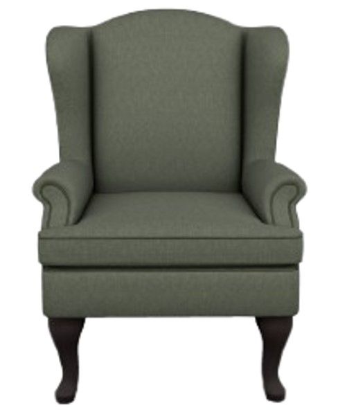 Best® Home Furnishings Customizable Sylvia Wing Back Chair with Espresso Legs-1