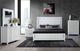 Global Furniture USA Alina White Queen Panel Bed with LED-1