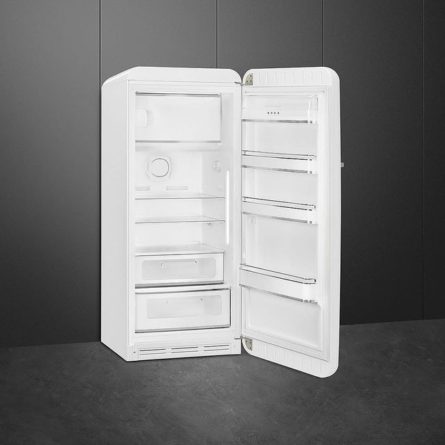 Smeg 50's Retro Style 9.9 Cu. Ft. White Compact Refrigerator-1