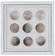 A & B Home Luna Black/Gray Crystal Mirror Wall Art-1