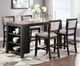 Winners Only® Woodbridge Ebony/Gray Bar Stool-1