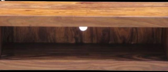 Jaipur Furniture Cube Sheesham Wood Brown Large Plazma with Drawer-2