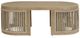 Signature Design by Ashley® Serena Shores Beige Wooden Outdoor Cocktail Table-1
