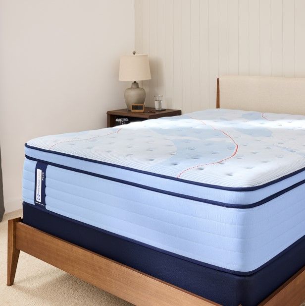 Sealy® Posturepedic® Plus Paterson II Wrapped Coil 15" Medium Euro Pillow Top King Mattress-2