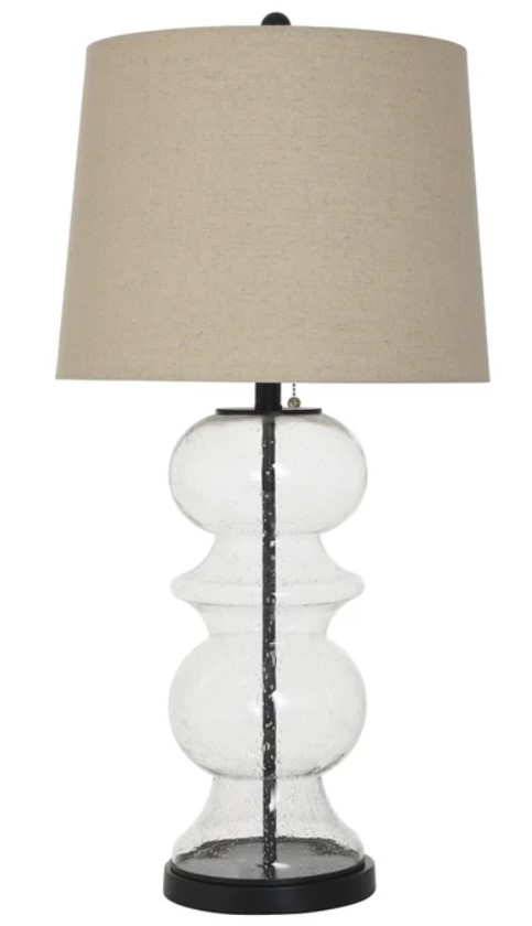 StyleCraft Black/Clear Table Lamp | Sleep Ezzz | Rolla, MO