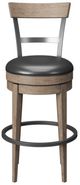 Emerald Home Benton Pecan Brown Swivel Bar Stool-3