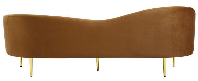 Meridian Furniture Ritz Saddle Velvet Sofa-3