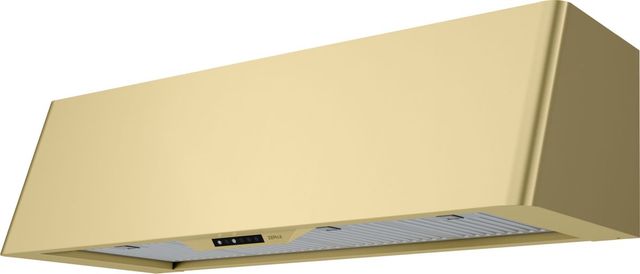 Zephyr Designer Collection Mesa 48" Satin Gold Wall Mounted Range Hood-2