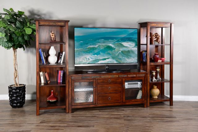 Sunny Designs™ Santa Fe Dark Chocolate Entertainment Wall with Pier-1