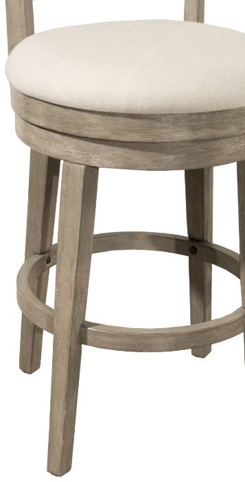HH2 Home Sunhill Oyster/Weathered Gray Swivel Bar Stool-2