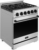 Thor Kitchen Gordon Ramsay Collection 30" Stainless Steel Pro Style Liquid Propane Range with Precision Knob Control-2
