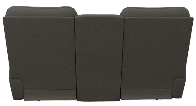 La-Z-Boy® Brooks Charcoal Power Reclining Loveseat with Console and Headrest-3