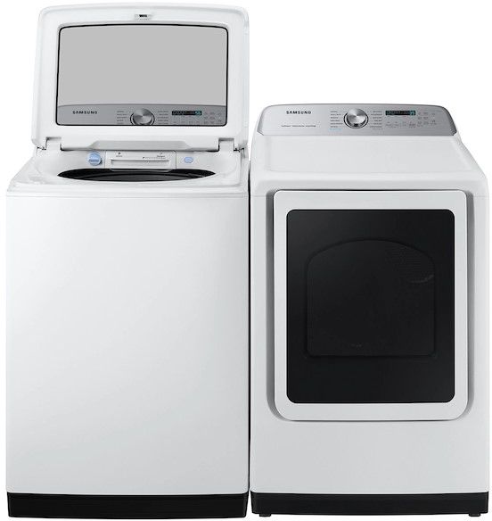 Samsung White Laundry Pair-4