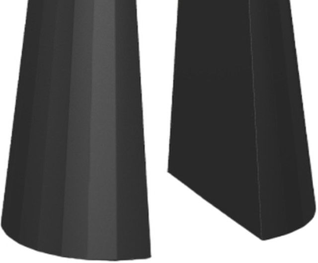 Amisco Customizable Gemma Thermo Fused Laminate 72" Dining Table-2