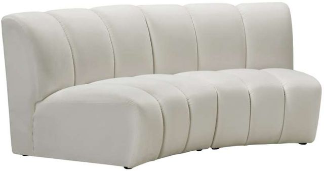 Meridian Furniture Infinity 2-Piece Cream Velvet Modular Sectional-0
