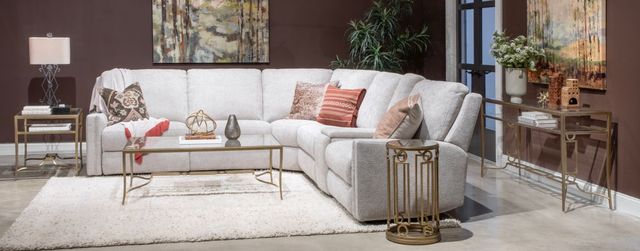 Magnussen Home® Lorena Burnished Brass Round Accent Table-4