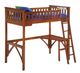 Night & Day Furniture™ Spices Bedroom Ginger Brown Twin Loft Bed-0