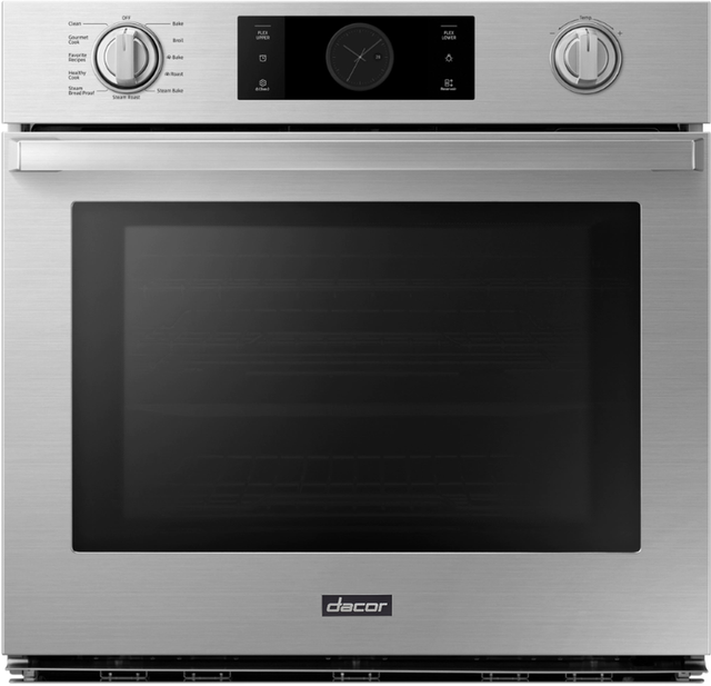 Dacor® Transitional 30" Silver Stainless Steel Built In Single Electric Wall Oven-0