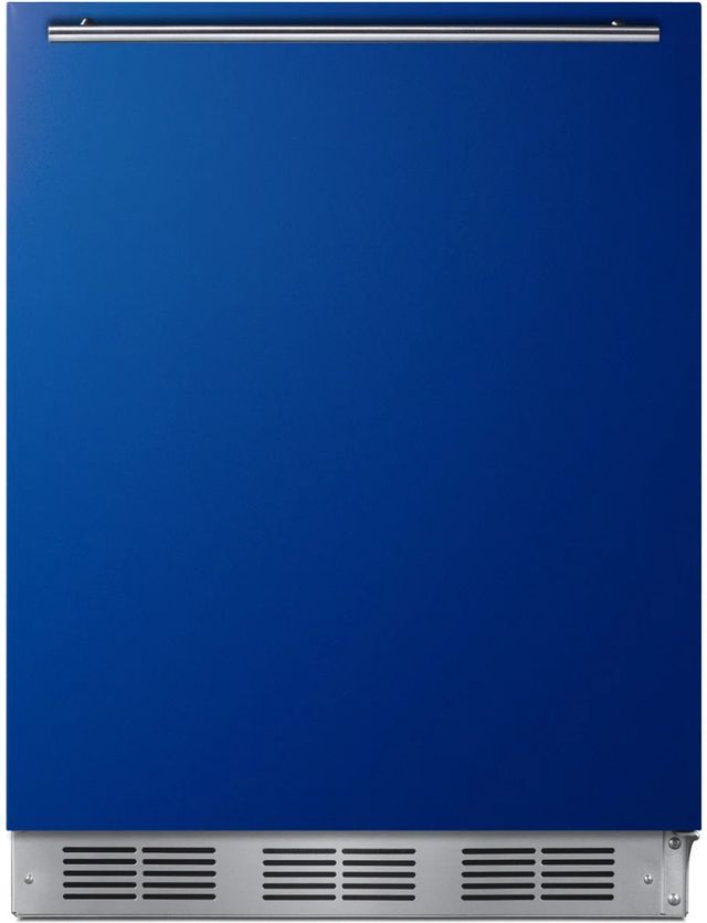Summit® 24" 5.8 Cu. Ft. Cobalt Blue Built-In or Freestanding Under The Counter Refrigerator-0