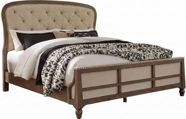 Liberty Furniture Americana Farmhouse 4-Piece Black/Dusty Taupe Queen Bedroom Set-1