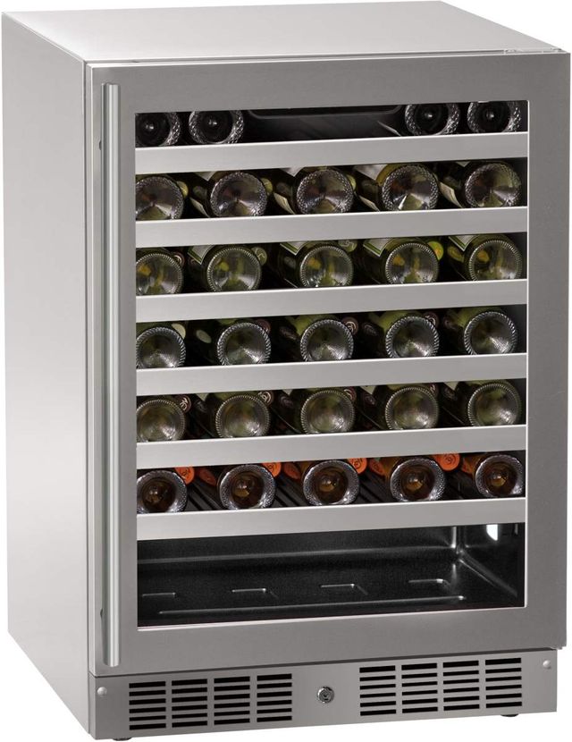 Marvel Essential Collection 24" 5.1 Cu. Ft. Stainless Steel Wine Cooler-0