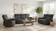 Coaster® Hamilton 3-Piece Charcoal Gray Manual Reclining Sofa Set-2