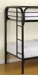 Titus Furniture Black Metal Twin/Twin Bunk Bed-1