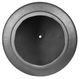 A & B Home Black Ridged Cement Planter-2