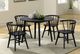 Furniture of America® Yate 2-Piece Black Dining Side Chair Set-1