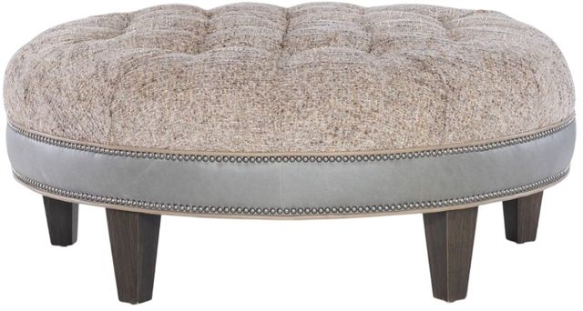 Bradington-Young Customizable Tufted Round XL Ottoman-1