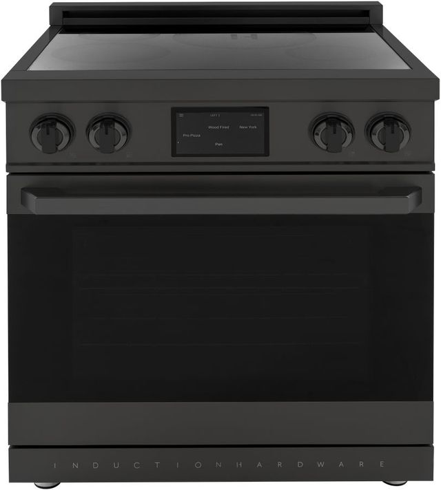 Induction Hardware 30" Black Stainless Steel Pro Style Induction Range-0