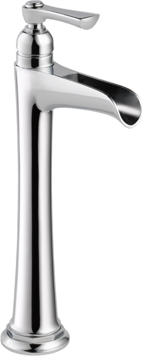 Brizo Rook® Polished Chrome Single-Handle Vessel Lavatory Faucet with Channel Spout-0