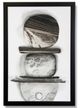 Stylecraft River Rocks III Black/White Wall Art -0