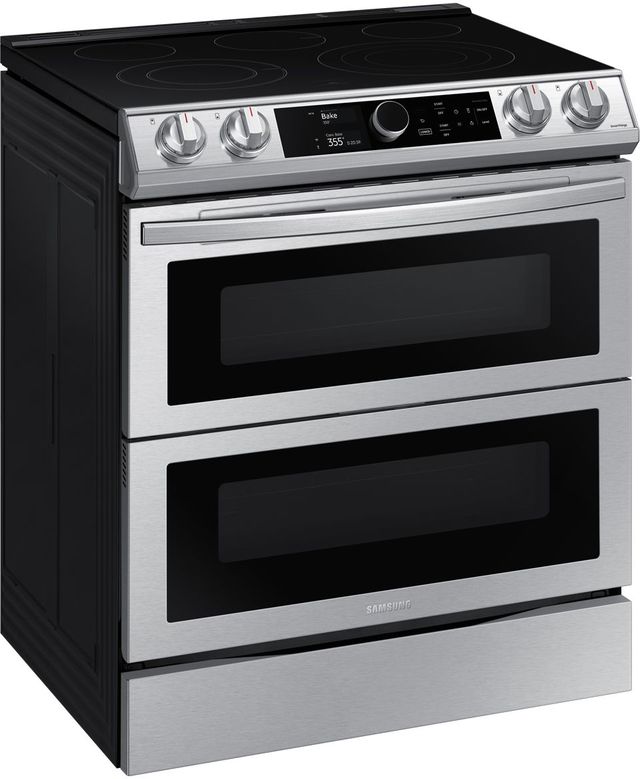 Samsung 30" Fingerprint Resistant Stainless Steel Slide-In Electric Range-2