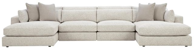 Signature Design by Ashley® Ashbourne Estate 4-Piece Snowstone U-Shape Sectional and Double Chaise-0
