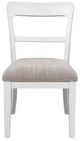 Signature Design by Ashley® Greddinton Gray/White Upholstered Dining Side Chair-1