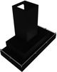 Vent-A-Hood® 42" Black Contemporary Wall Mount Range Hood-3